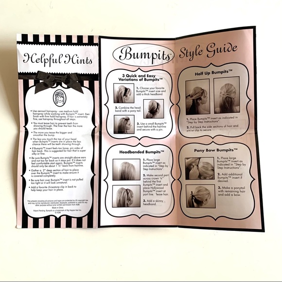 BUMPITS Hair-volumizing leave-in inserts Blonde hair styling tool As see… - Picture 6 of 6